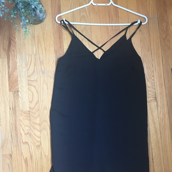 3/$15 Cute cross back slip dress - Picture 4 of 4